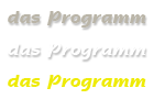 das Programm / von volkstümlich bis zu pop und rock